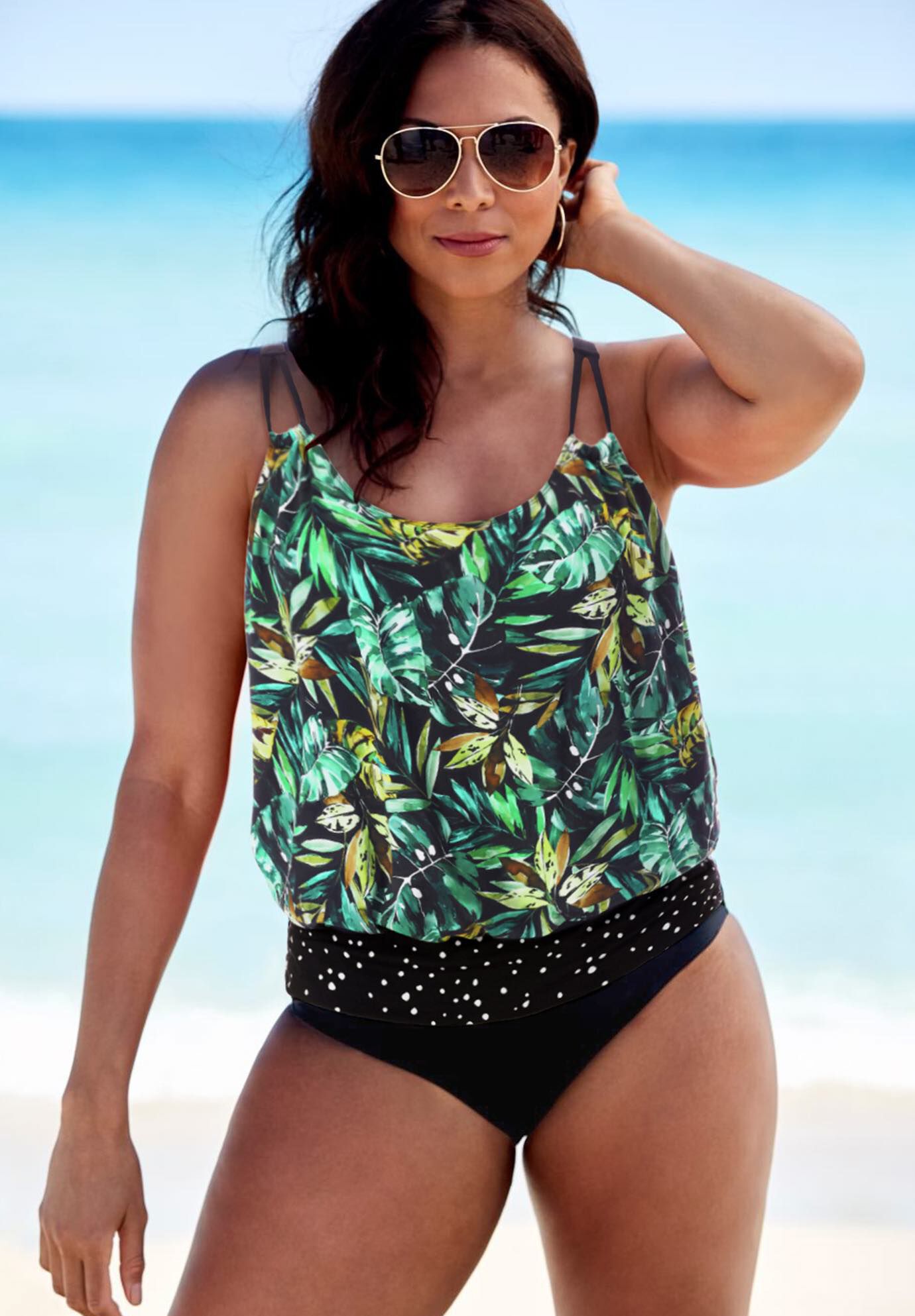 Select Blouson Tankini Set
