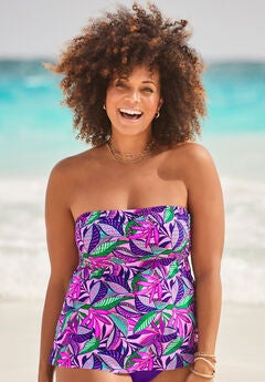 Plus Size Bandeau Bikini Tops