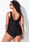 Sarong Front One Piece Swimsuit, , on-hover image number null