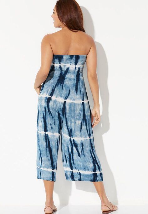 Finley Tie Dye Bandeau Jumpsuit, , on-hover image number null