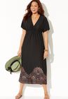 Kate V-Neck Cover Up Maxi Dress, , alternate image number null