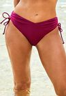 Adjustable Bikini Bottom, DEEP BURGUNDY, hi-res image number null