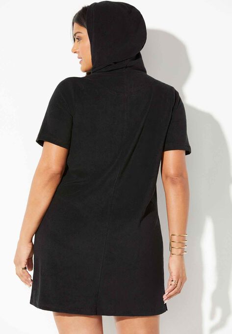 Alana Terrycloth Cover Up Hoodie, , alternate image number null