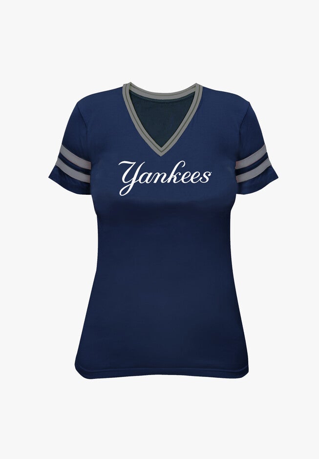 Yankees V-Neck Tee, YANKEES, hi-res image number null