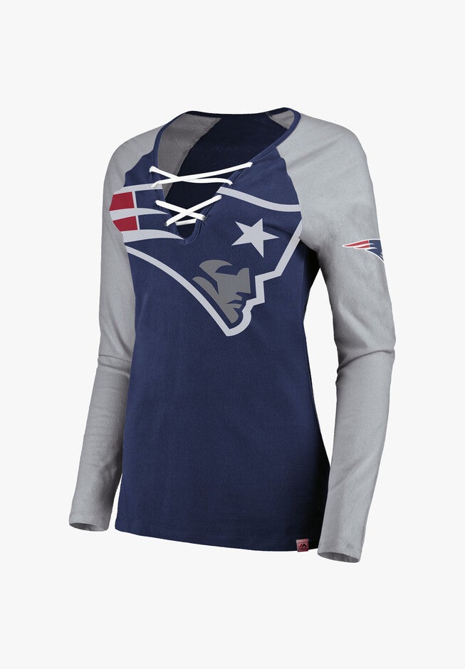 NFL® Lace-Up Tee, PATRIOTS, hi-res image number null