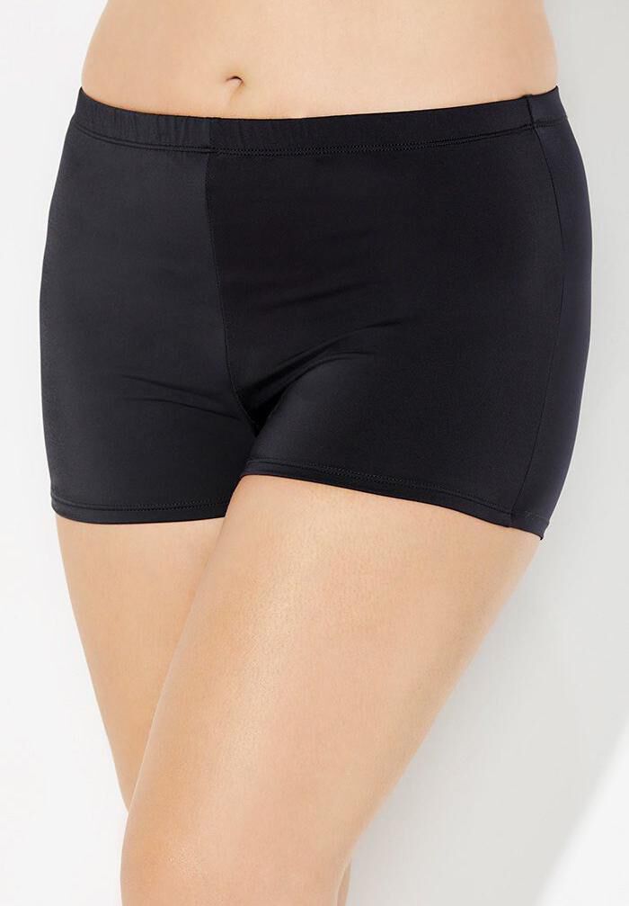 Tie Front Underwire Tankini Set with Boy Short, , alternate image number null