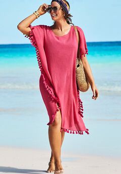 Plus Size Cotton Beach Cover Up Dresses