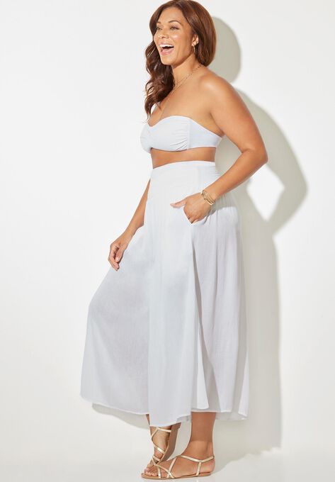 Ella Flowy Crinkle Beach Pant, , alternate image number null