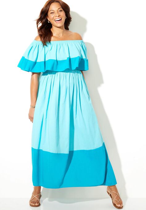 Mia Off the Shoulder Maxi Dress, , alternate image number null