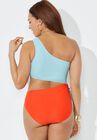 Cup Sized One Shoulder One Piece Swimsuit, , on-hover image number 1