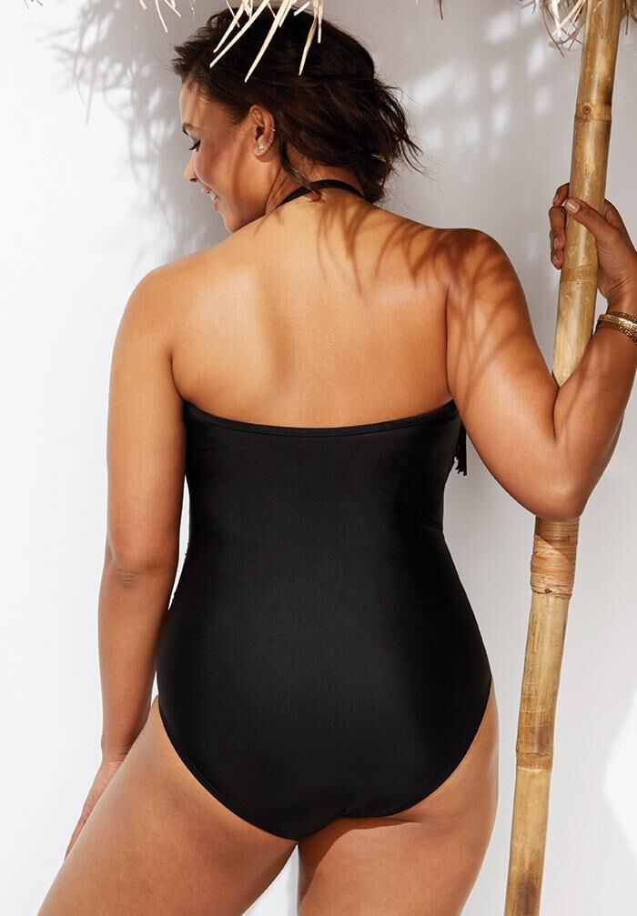 Plus size fringe swimsuit online