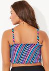 Monarch Smocked Bandeau Bikini Top, , alternate image number null