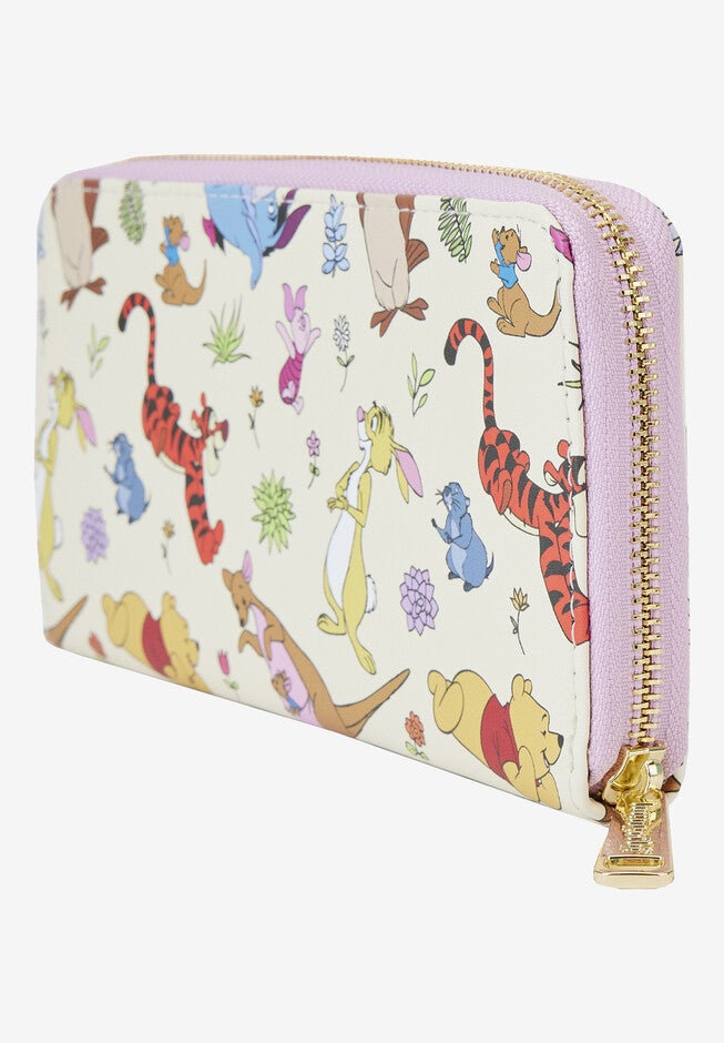 Loungefly X Disney Winnie The Pooh & Friends Zip Around Wallet, , alternate image number null