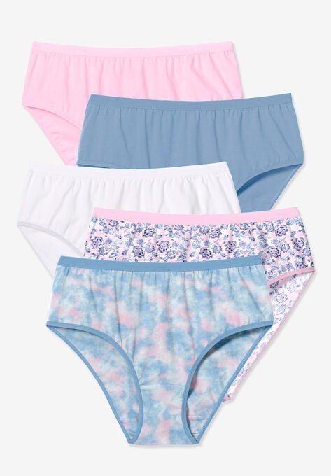 Hi-Cut Brief 5-Pack, TIE DYE PACK, hi-res image number null