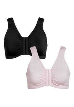 The Laurel - Seamless Comfort Front-Closure Bra 2-Pack