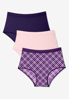 Cotton/Spandex Panty 3-Pack