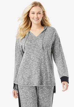 Womens Plus Size Long T-Shirt Lounger Dreams /& Co
