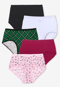 5-Pack Tag-free Full Coverage Cotton Brief