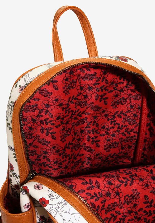 Loungefly X Harry Potter Creatures & Flowers Mini Backpack , , alternate image number 3