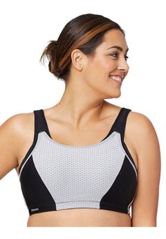 Full Figure Plus Size Custom Control Sports Bra Wirefree #1166 Bra