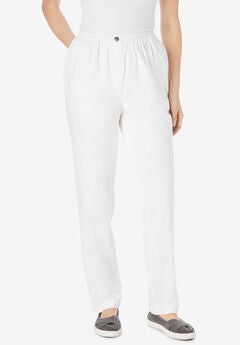 Plus Size Petite Pull-On Jeans