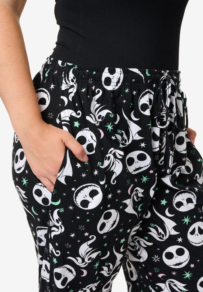 Nightmare Before Christmas Cotton Pajama Pants, , alternate image number null