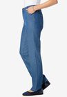 Side-Elastic Straight-Leg Perfect Jean, , alternate image number null