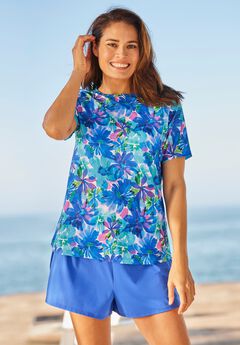 Plus Size Rash Guard Swim Shirts