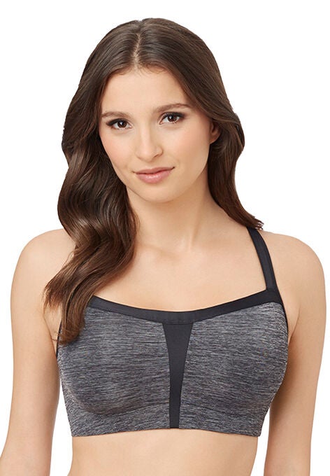 Hi-Impact Sports Bra, CHARCOAL, hi-res image number null