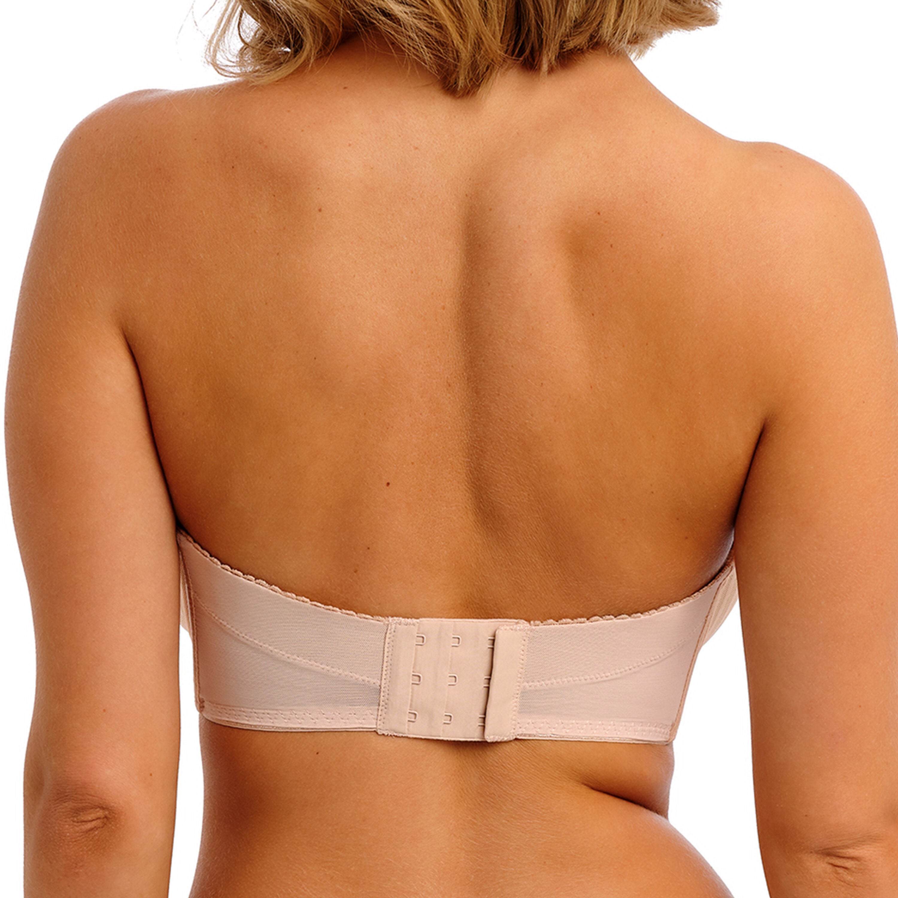TAILORED UW MOLDED STRAPLESS BRA, NATURAL BEIGE, on-hover image number 1