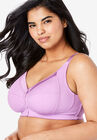 Satin-Trim Posture Bra , , alternate image number null