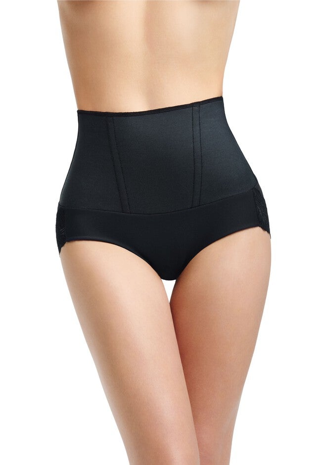 Sensual Secret Mid Waist Brief, BLACK, hi-res image number null