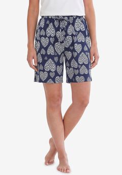 Print Pajama Shorts