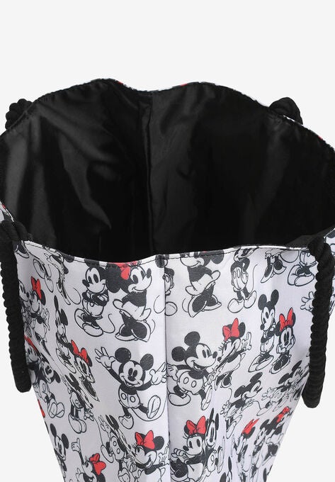 Disney Mickey & Minnie Mouse Tote Bag Carry-On Travel Beach Bag, , alternate image number null