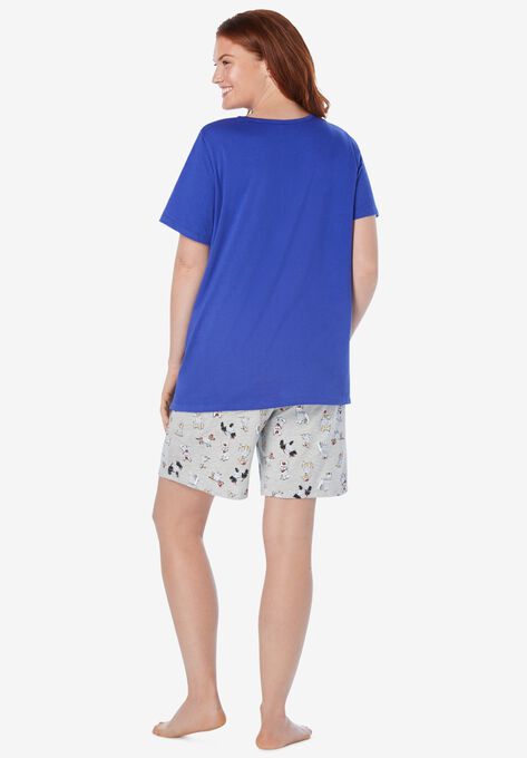 Knit PJ Short Set, , on-hover image number null