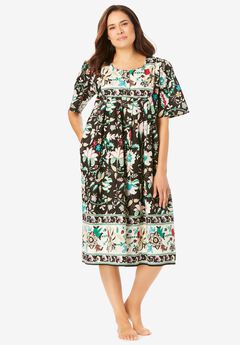 Mixed Print Short Lounger