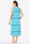 Long Sleeveless Sleepshirt, , on-hover image number null