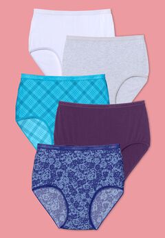 5-Pack Tag-free Full Coverage Cotton Brief
