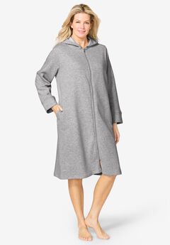 Plus Size Zip Up Robes