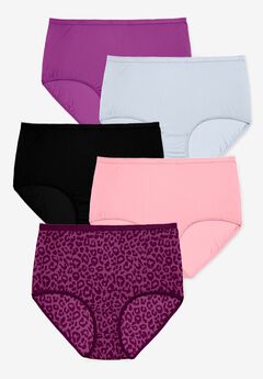 Full Coverage Nylon Brief 5 Pack