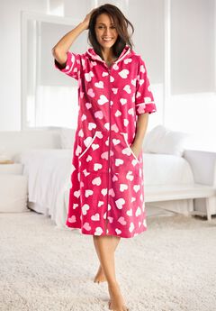 Plus Size Hooded Robes
