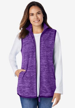 Zip-Front Microfleece Vest
