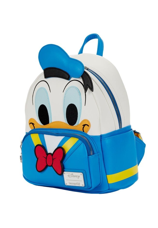 Loungefly x Disney Donald Duck Mini Backpack Cosplay Blue White, BLUE, alternate image number 6