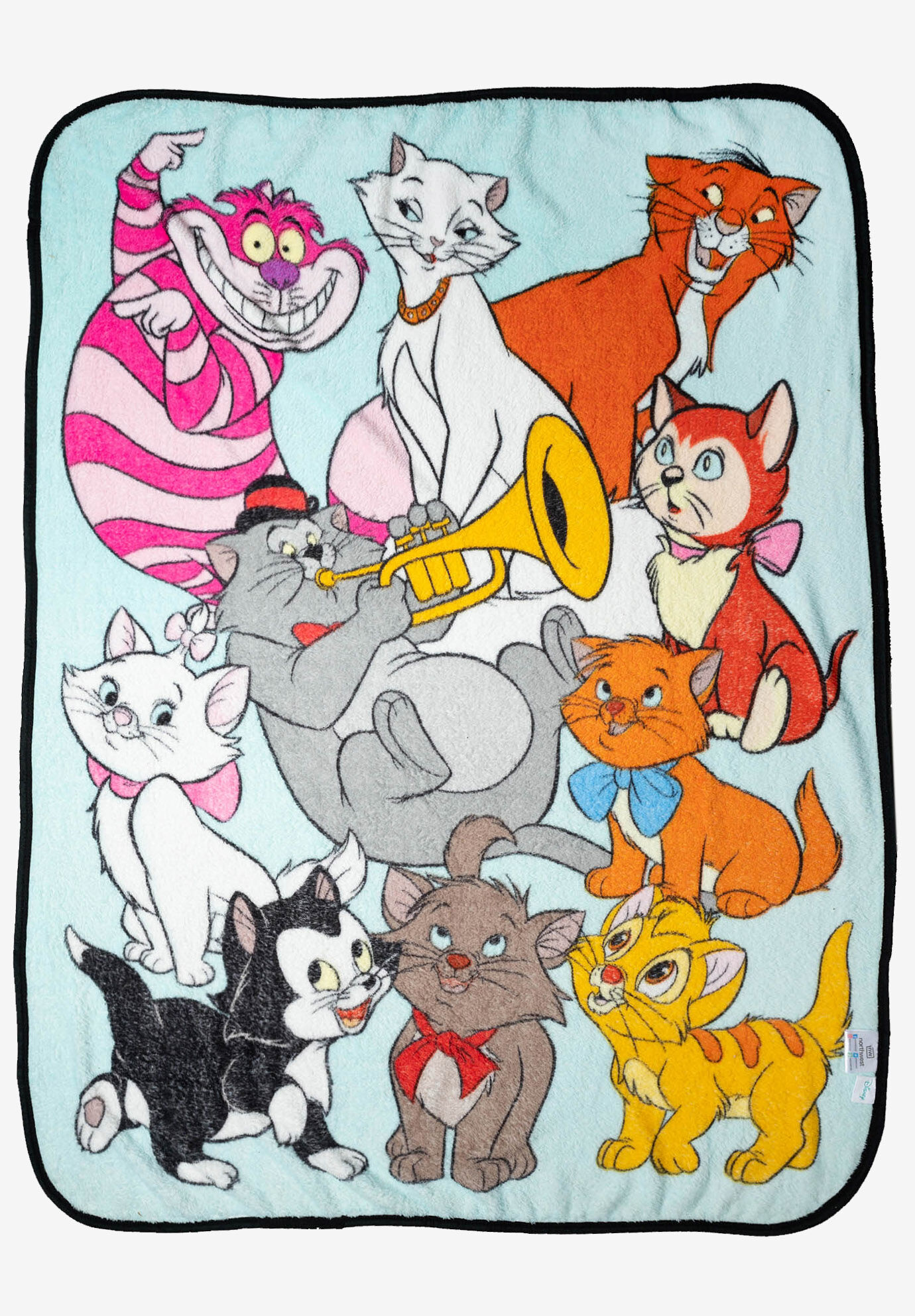 Disney The Aristocats Marie Polka Dots Plush Throw Blanket 