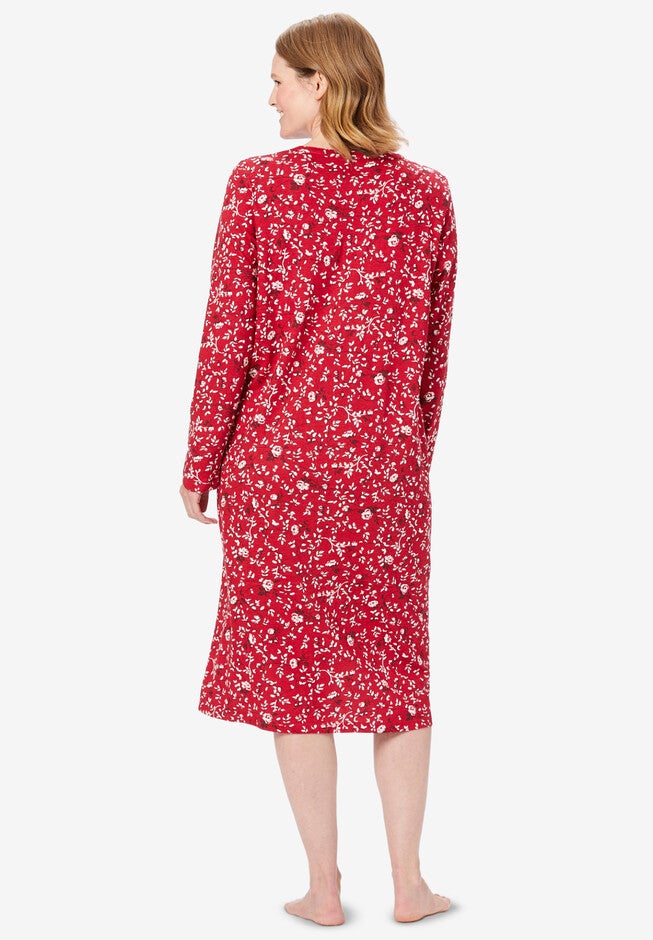 Henley Sleep Shirt, , on-hover image number 1