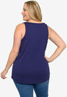 Disney Eeyore Tank Top Shirt Indigo Blue T-Shirt, , on-hover image number null