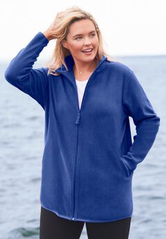 Zip-Front Microfleece Jacket
