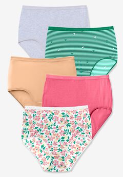 5-Pack Tag-free Full Coverage Cotton Brief
