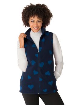 Zip-Front Microfleece Vest
