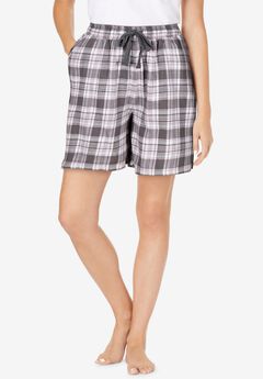 Flannel Pajama Short